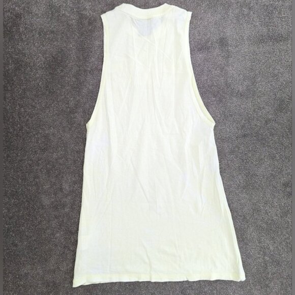 NIKE activewear muscle tea tunic yellow and white size XS - Picture 9 of 10